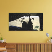 Ausgang des Containerzustellsystems Leinwanddruck (Insitu (Wohnzimmer))