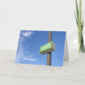 Ausgang Karte (Vorderseite)