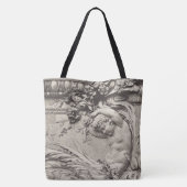 Ausgearbeitete architektonische Details Tasche (Rückseite)