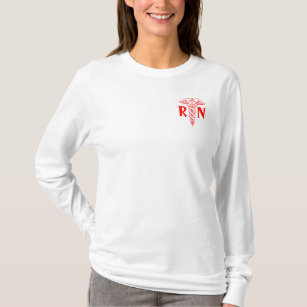 Ausgebildete Krankenschwester Jersey Hoodie   RN T-Shirt