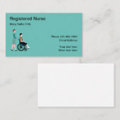 Ausgebildete Krankenschwester medizinisch Visitenkarte (Vorne/Hinten)