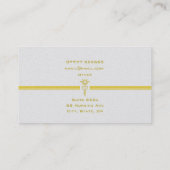 Ausgebildete Krankenschwester mit goldenem Visitenkarte (Rückseite)