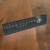 Ausgebildete Krankenschwester Namensplakette (Seite)