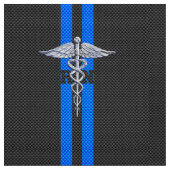Ausgebildete Krankenschwester RN silberner Stoff (Nahaufnahme)