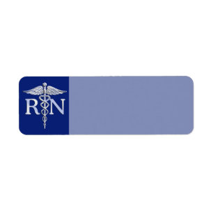 Ausgebildete Krankenschwester RNCaduceus auf