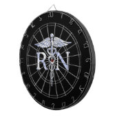 Ausgebildete Krankenschwester RNCaduceus Dartscheibe (Vorderseite rechts)