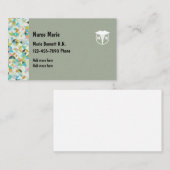 Ausgebildete Krankenschwester stilvolles Visitenkarte (Vorne/Hinten)