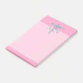 Ausgebildete Krankenschwestersilberner Post-it Klebezettel (angewinkelt)