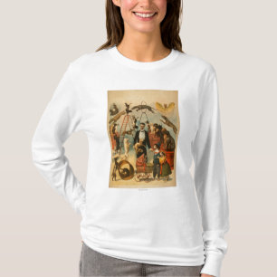 Ausgebildetes Hundetaten-Theaterplakat T-Shirt