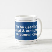 ausgebildetes Personal Kaffeetasse (VorderseiteRechts)