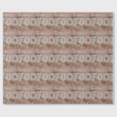 Ausgeblendete Ghost-Zeichen Geschenkpapier (Flach)