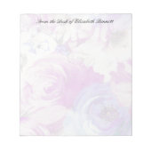 Ausgeblendete Rose Personalisiert Notepad Notizblock (Vorderseite)