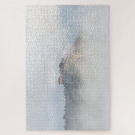 Ausgeblutetes Schloss umgeben durch Wolken Puzzle