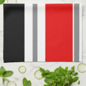 Ausgeblutetes Whilver Geschirrtuch (Gefaltet)