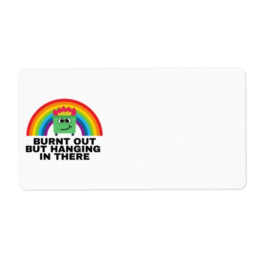 Ausgebrannt, aber in den Labels hängen (Vorne)