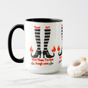 Ausgebrannt? Hexe bitte Tasse