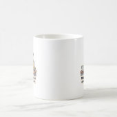 Ausgebrannte Batterie Lustiger Büro-Mug Kaffeetasse (Mittel)
