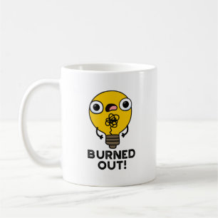 Ausgebrannter Glanzpuff Kaffeetasse
