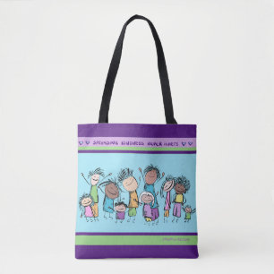 Ausgebreitete Güte-Taschen-Tasche Tasche