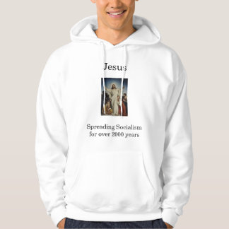 Ausgebreiteter Sozialismus Jesuss Hoodie