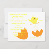 Ausgebrütet Einladung (Vorderseite)