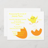 Ausgebrütet Einladung (Vorne/Hinten)