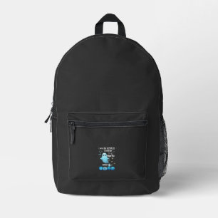 Ausgebuhte Hose Halloween Geist Blaue Kürbisse Bedruckter Rucksack