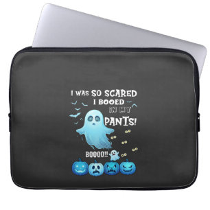 Ausgebuhte Hose Halloween Geist Blaue Kürbisse Laptopschutzhülle