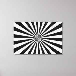 Ausgedehntes Leinwand-Druck-Schwarzes u. Weiß Leinwanddruck