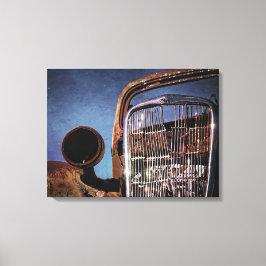 Ausgedrehtes klassisches Auto Leinwanddruck