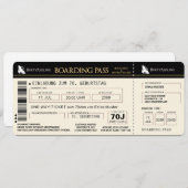 ausgefallene Einladungskarte zum 70. Geburtstag Einladung (Vorne/Hinten)