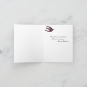 ausgefranster Tänzer Karte (Innenseite)