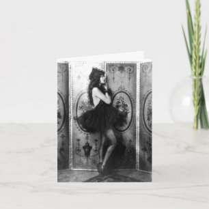 ausgefranster Tänzer Karte