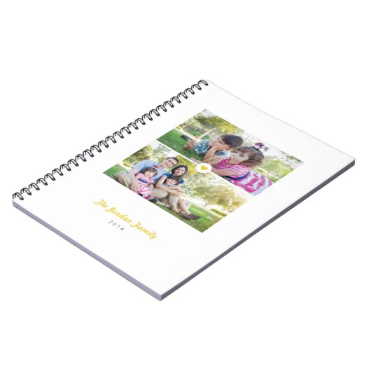 Ausgefüllt mit Liebe Journal - Gold Notizblock (Linke Seite)