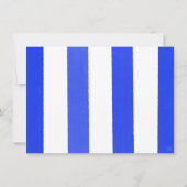 Ausgefüllte handgeschriebene Dankeskarten Mitteilungskarte (Rückseite)