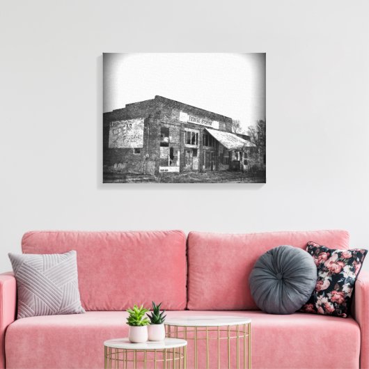 Ausgegebene Bauern Leinwanddruck (Insitu (Wohnzimmer))