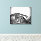 Ausgegebene Bauern Leinwanddruck (Insitu (Holzboden))