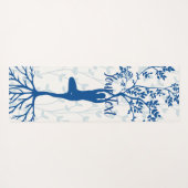 Ausgeglichene Baum-Pose-Meditation Yogamatte (Rückseite (Horizontal))