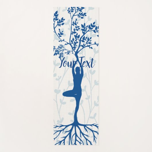 Ausgeglichene Baum-Pose-Meditation Yogamatte (Vorderseite)
