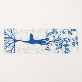 Ausgeglichene Baum-Pose-Meditation Yogamatte (Vorderseite (Horizontal))