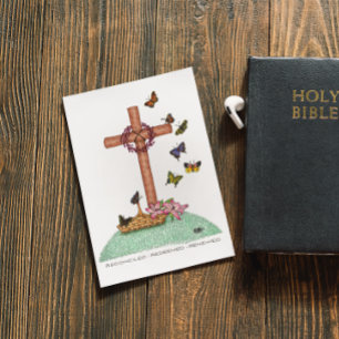 Ausgeglichene eingelöste, erneuerte inspirierende  postkarte