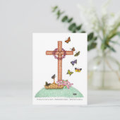 Ausgeglichene eingelöste, erneuerte inspirierende  postkarte (Stehend Vorderseite)