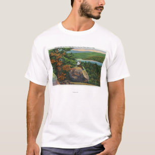 Ausgeglichene Felsen-Ansicht von Fulton-Kette von T-Shirt