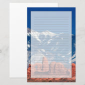 Ausgeglichene Felsen-Spur Briefpapier (Vorne/Hinten)