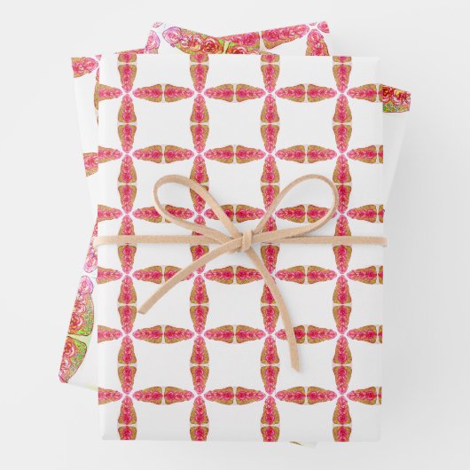 Ausgeglichene Herzen Geschenkpapier Set (Beispiel)