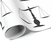 Ausgeglichene Skalen Geschenkpapier (Rolleneckpunkt)