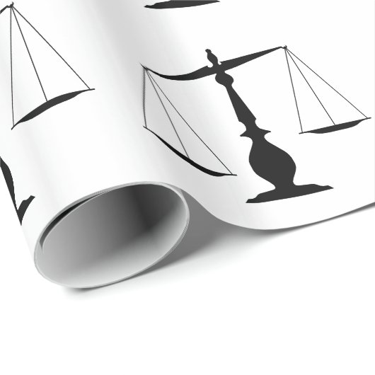 Ausgeglichene Skalen Geschenkpapier (Rolleneckpunkt)