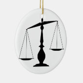 Ausgeglichene Skalen Keramikornament (Rechts)