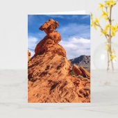 Ausgeglichener Felsen Karte (Gelbe Blume)