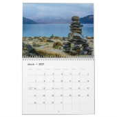 Ausgeglichener Felsen-Staplungskalender Kalender (Mär 2027)